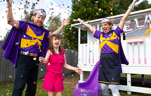 Anabela and Captain Starlight on her Starlight Wish - card