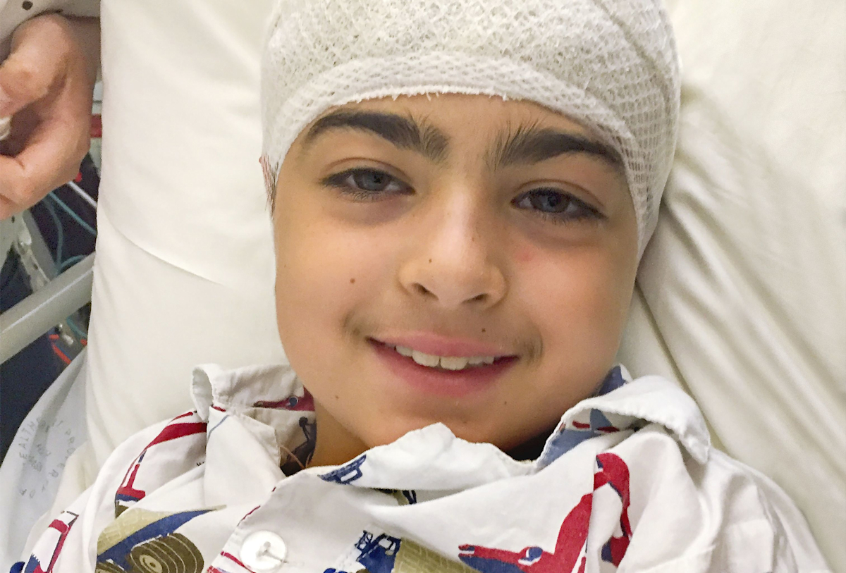 Sayel in hospital 1