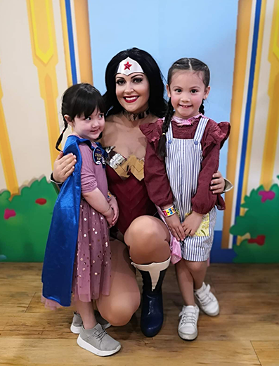 Elsie Starlight Wish with Wonderwoman