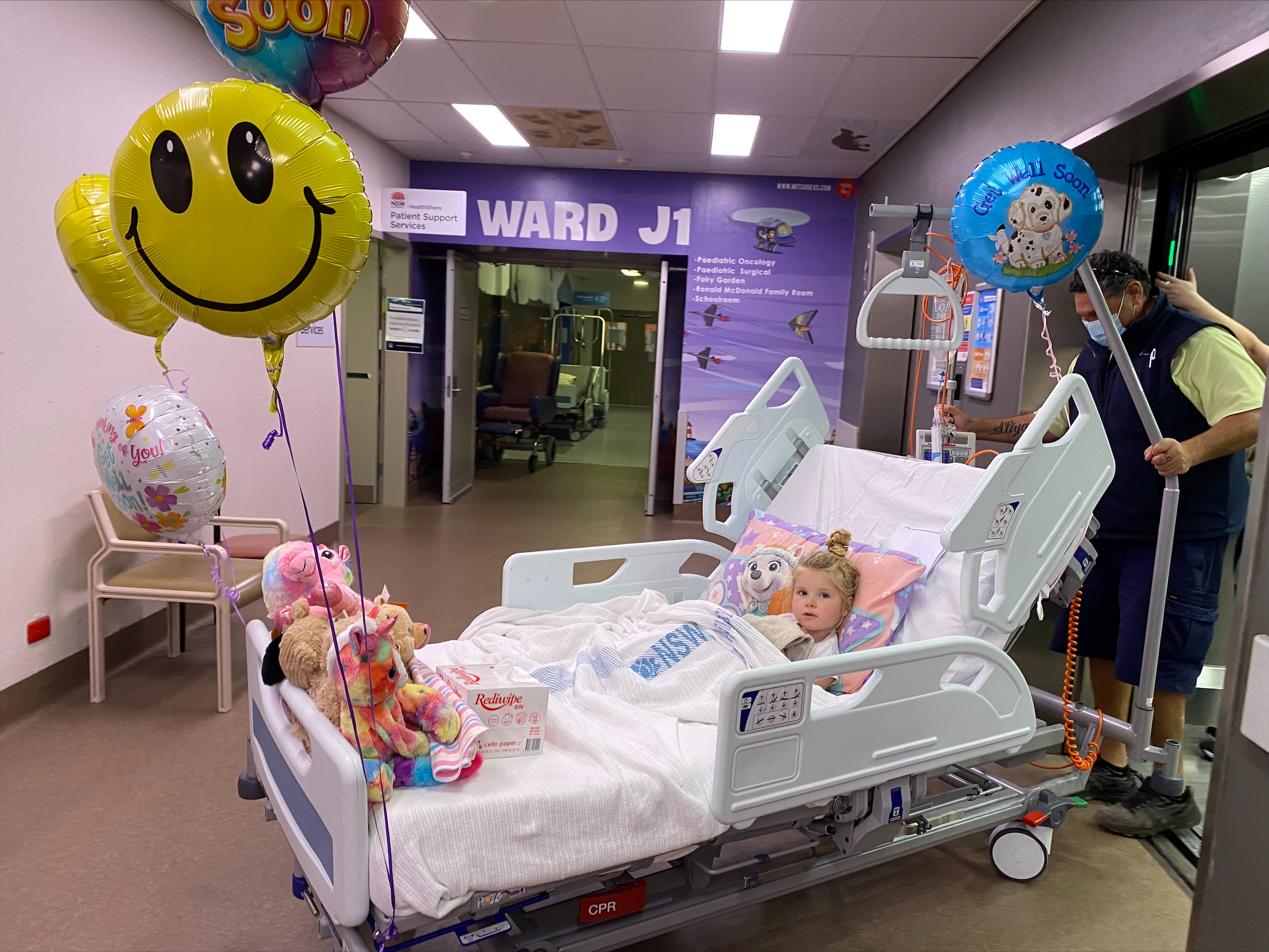 Roxy in hospital