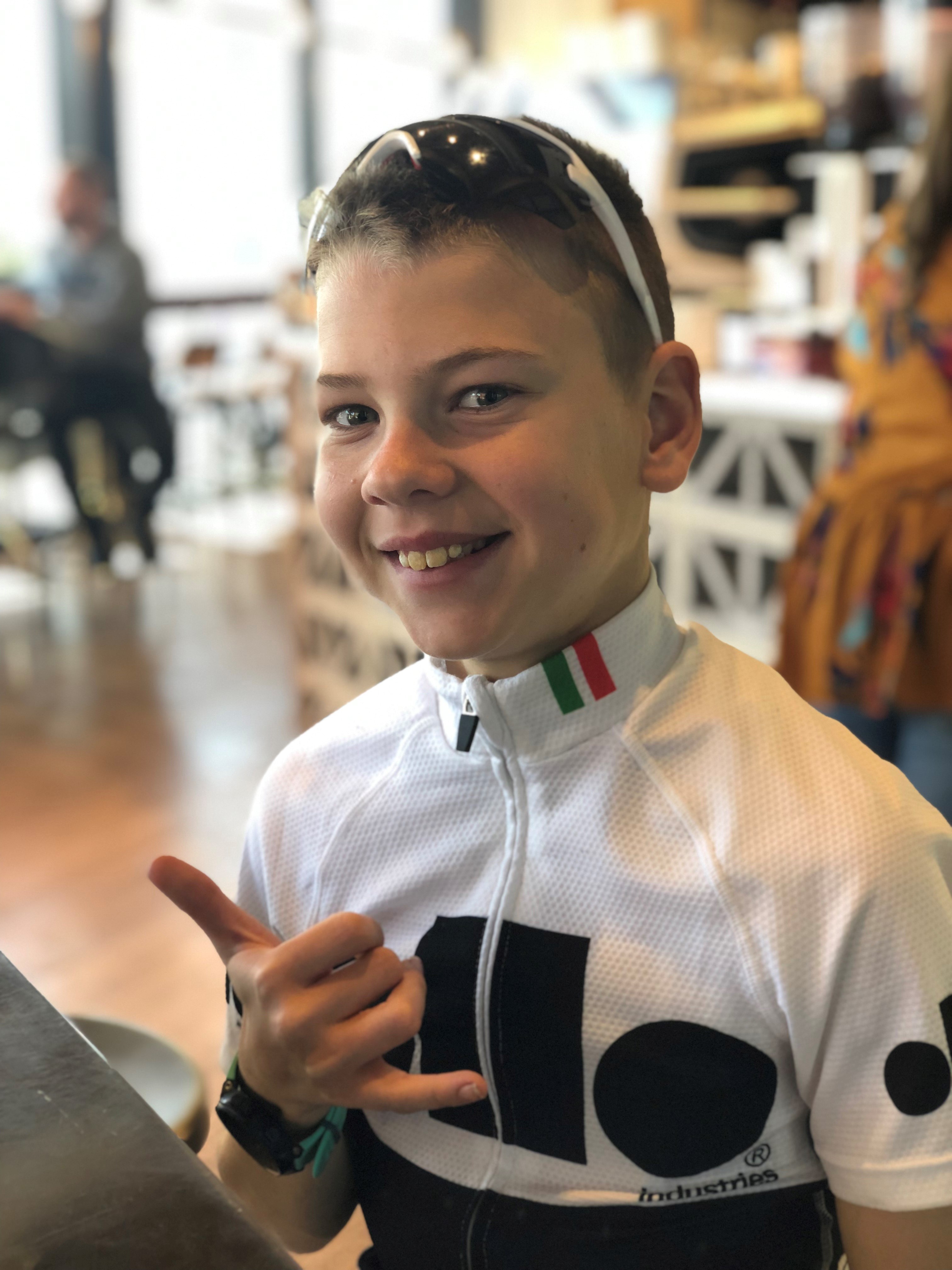 Harry in his riding gear