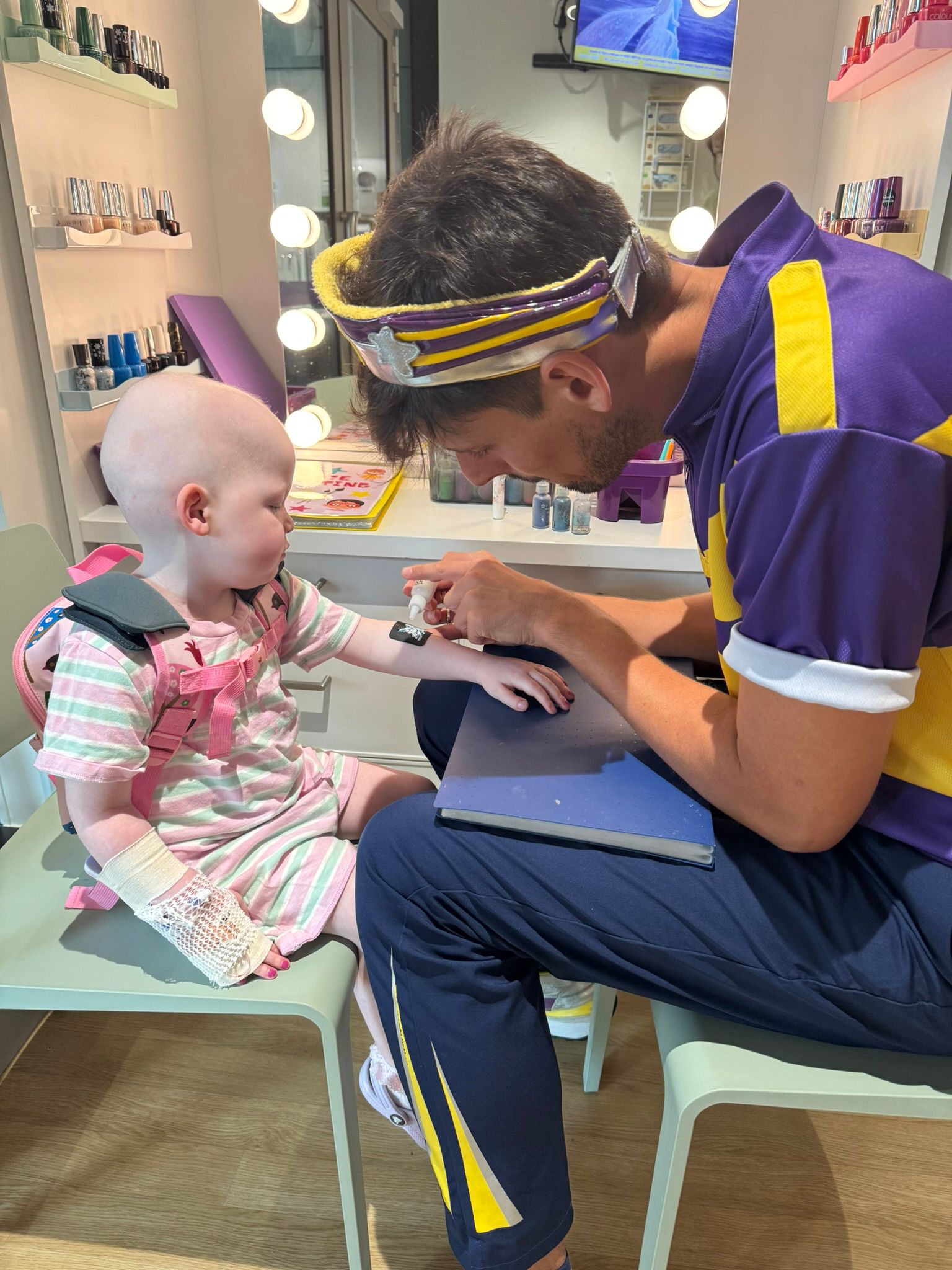 Georgie face painting