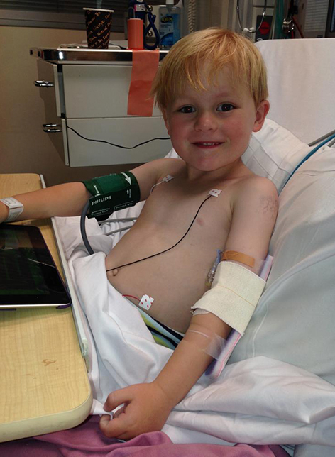 Will in hospital bed