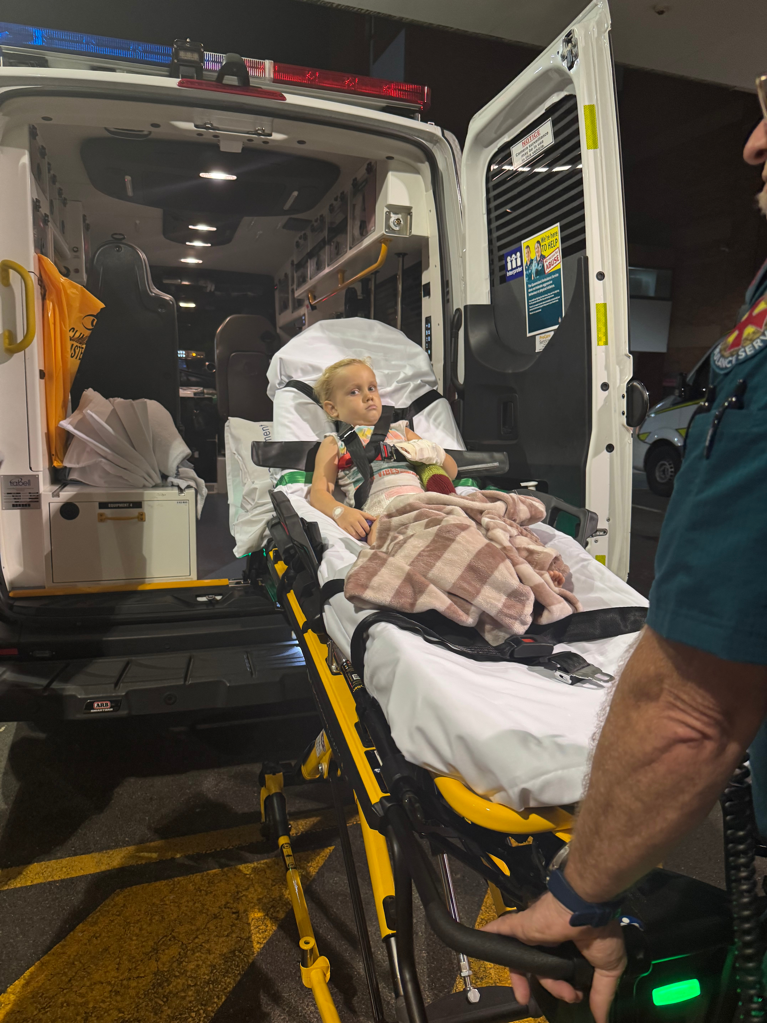 Rocco - in ambulance