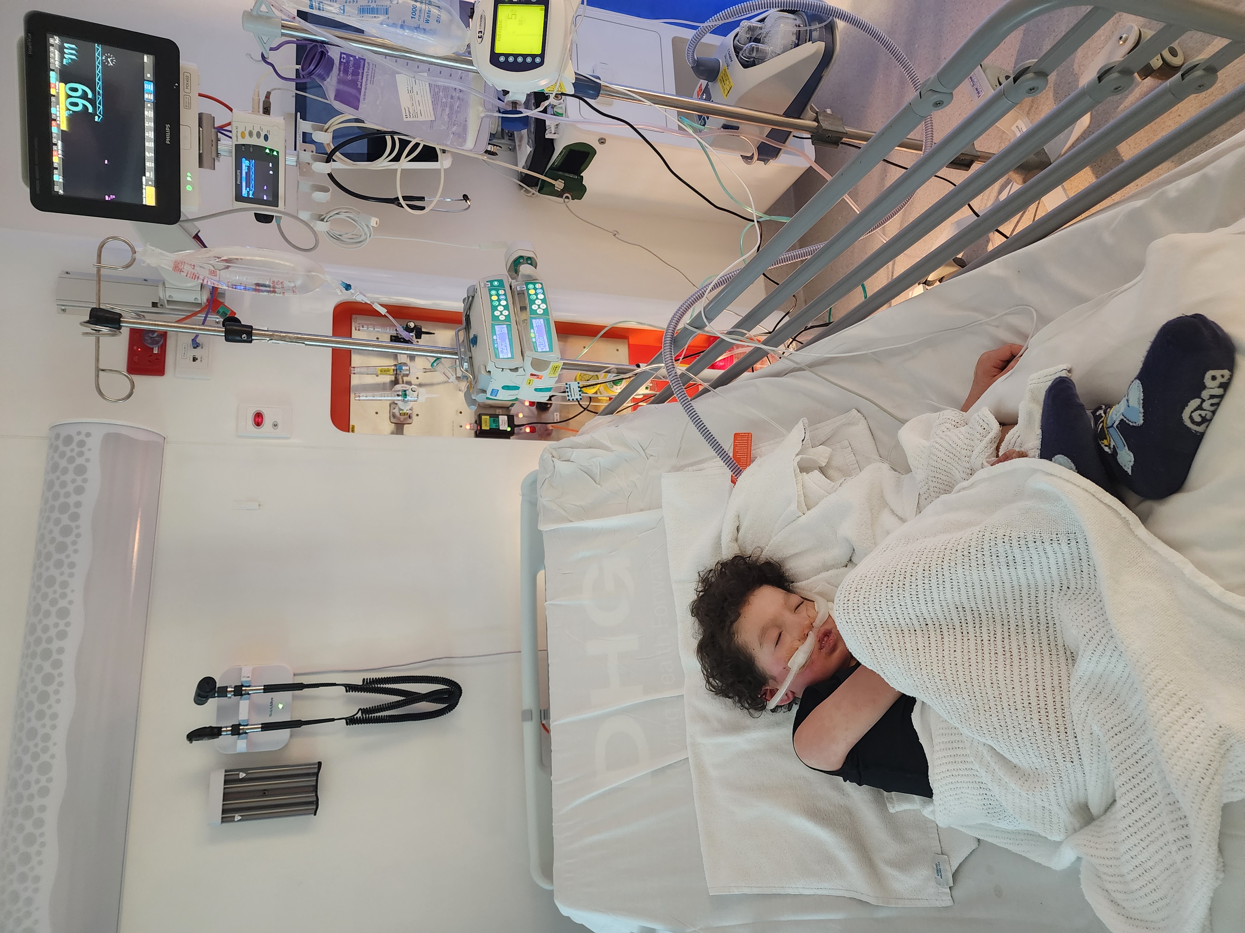 Timmy in hospital
