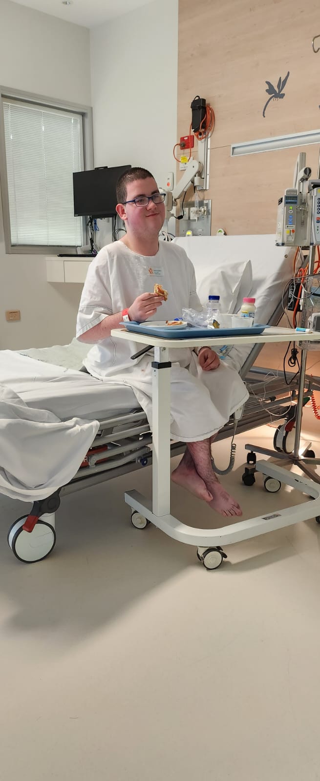 Wyatt in hospital
