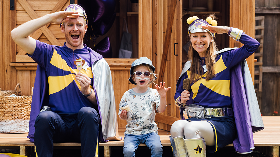 Marley and Captain Starlight at his Starlight Wish