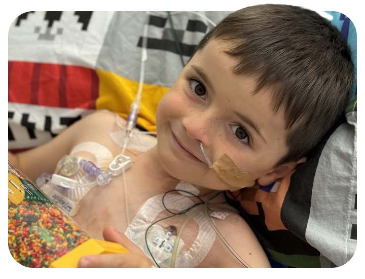 Boston in hospital