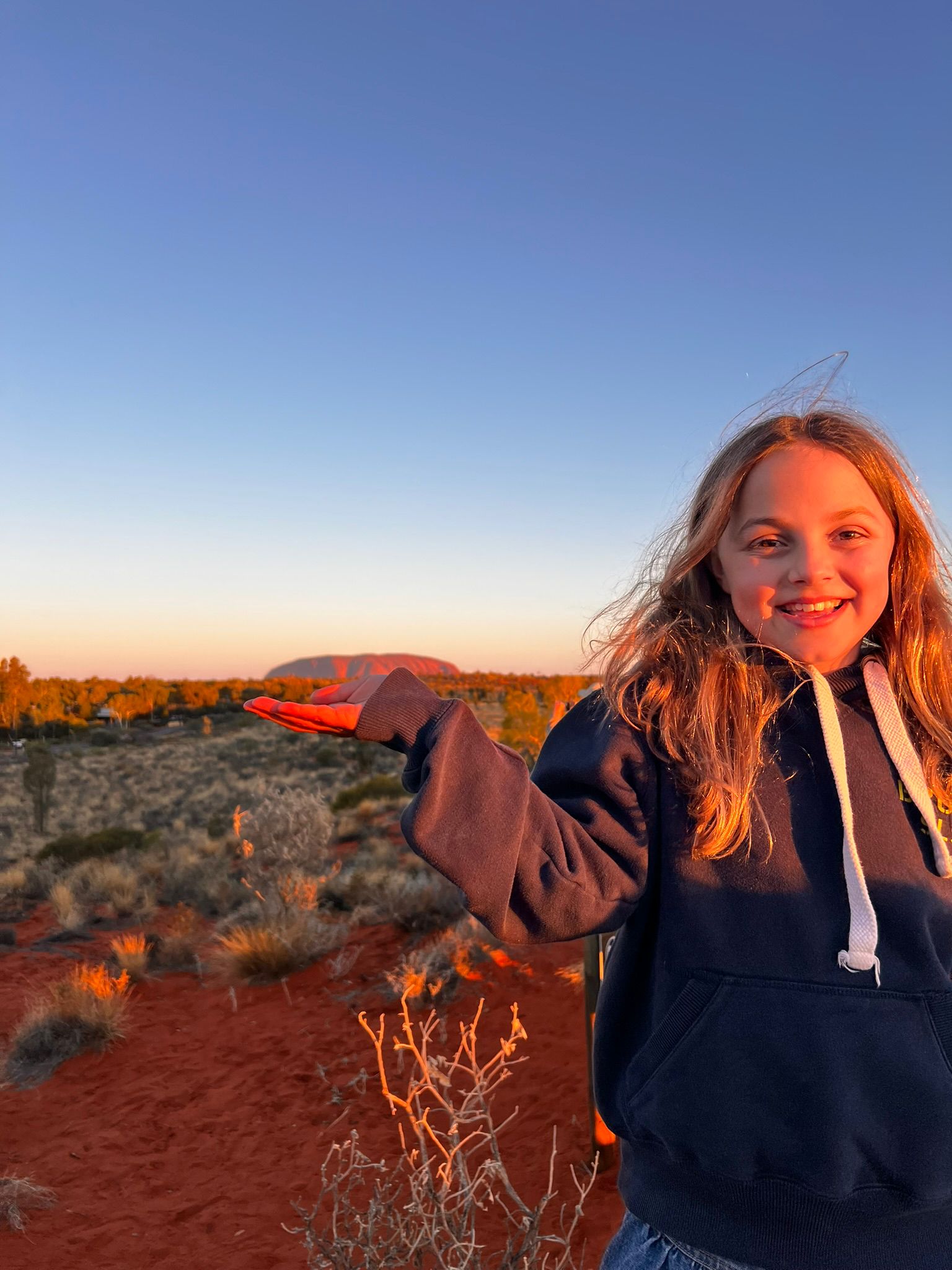 Hero Kid at Uluru