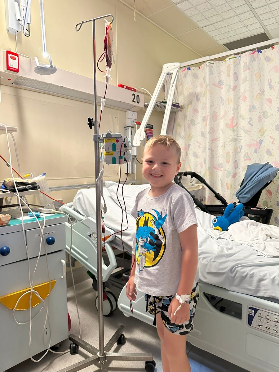 Zachary and 'Sausage'