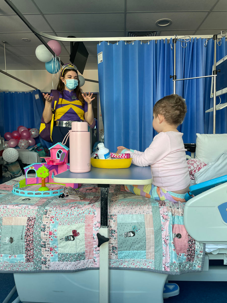 Molly in ward with Captain Starlight