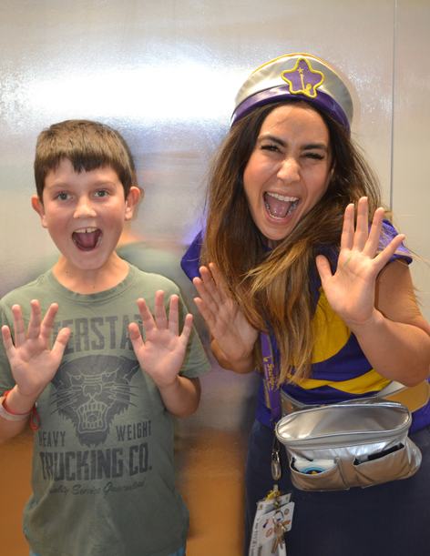 Gus with Captain Starlight