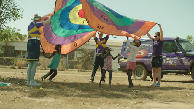Captain Starlight parachute in remote communities HFI