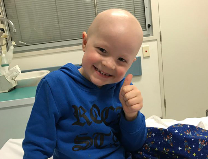 Chase thumbs up