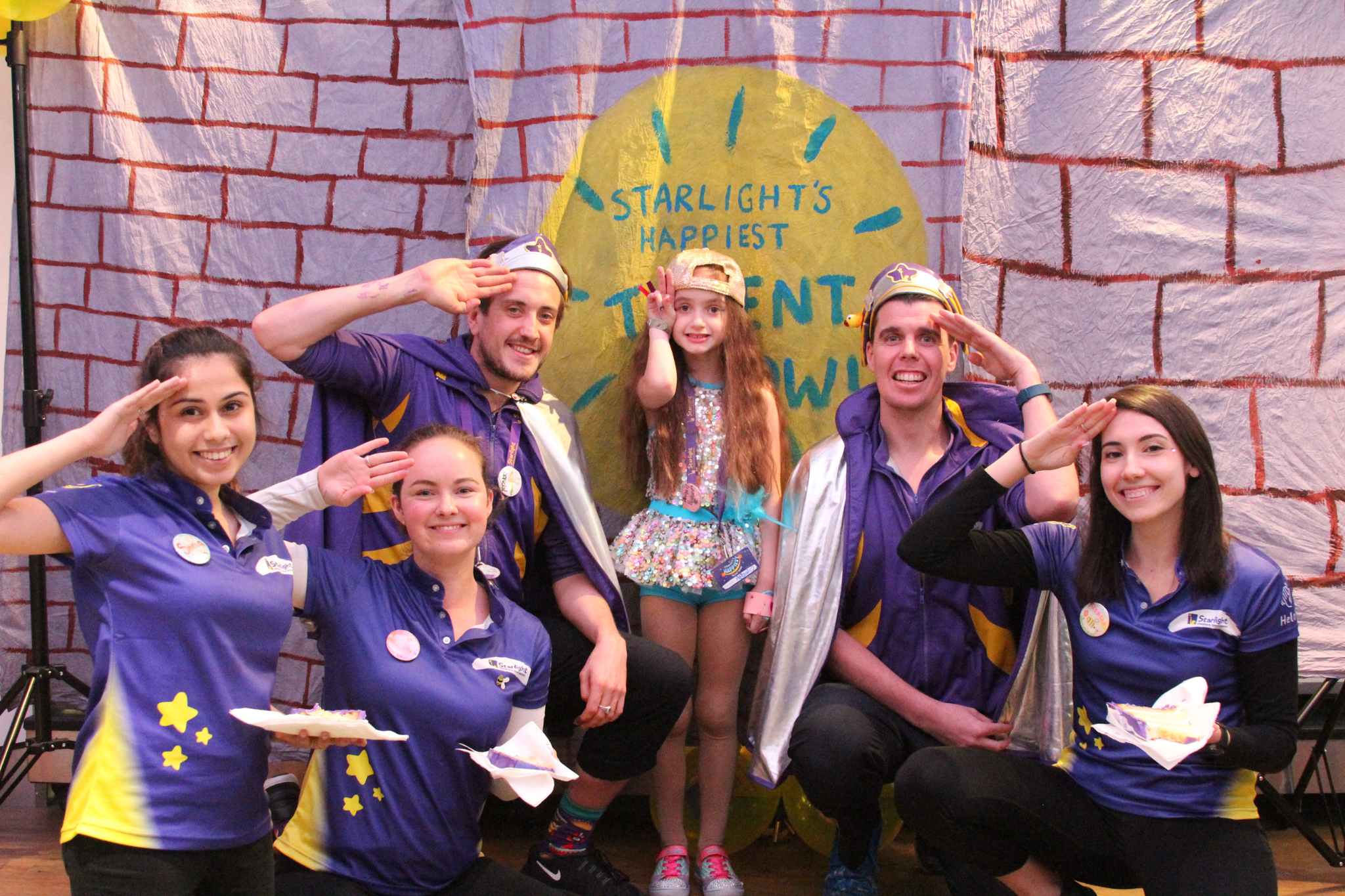 Volunteer image with Abigail