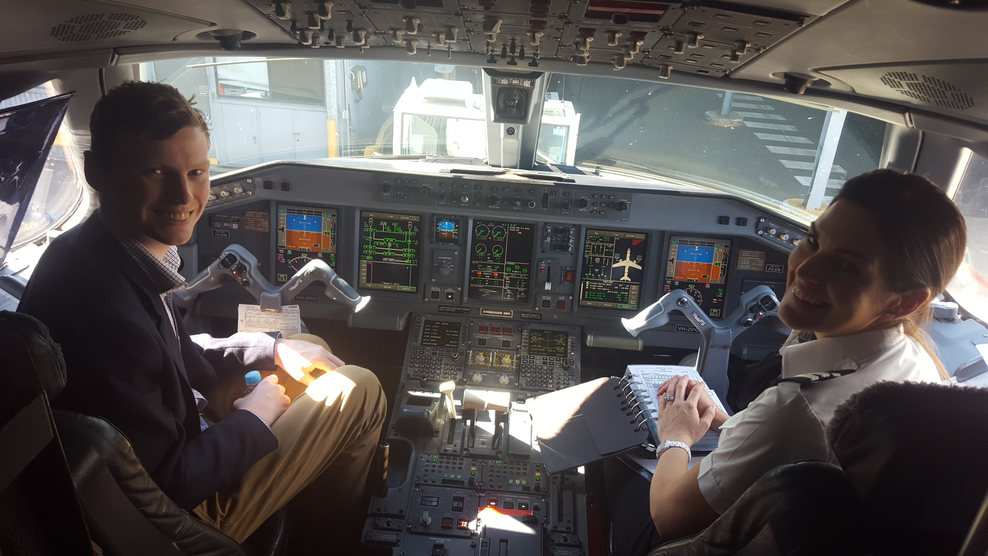 Mitch with pilots