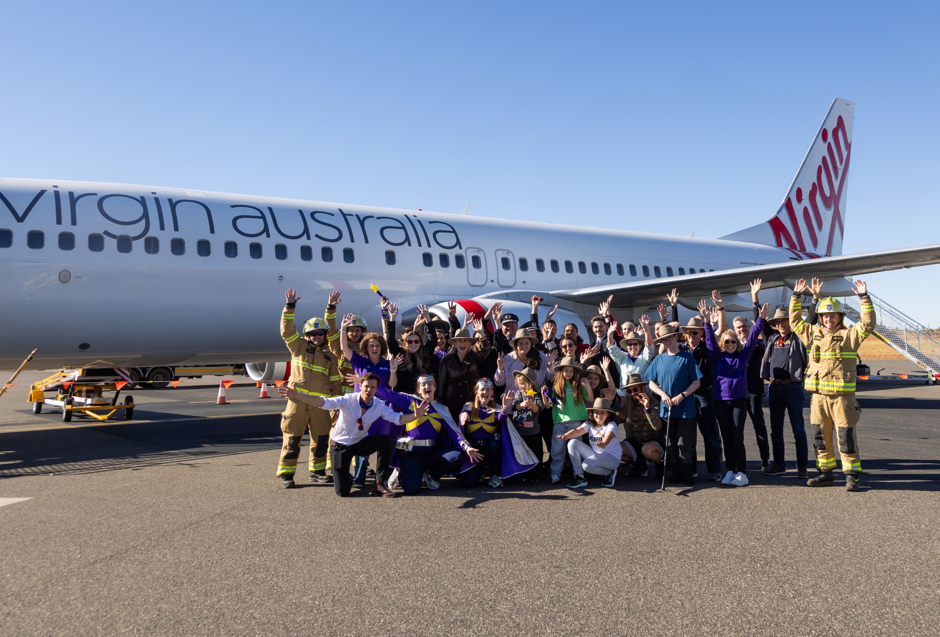 VA Flight to Uluru