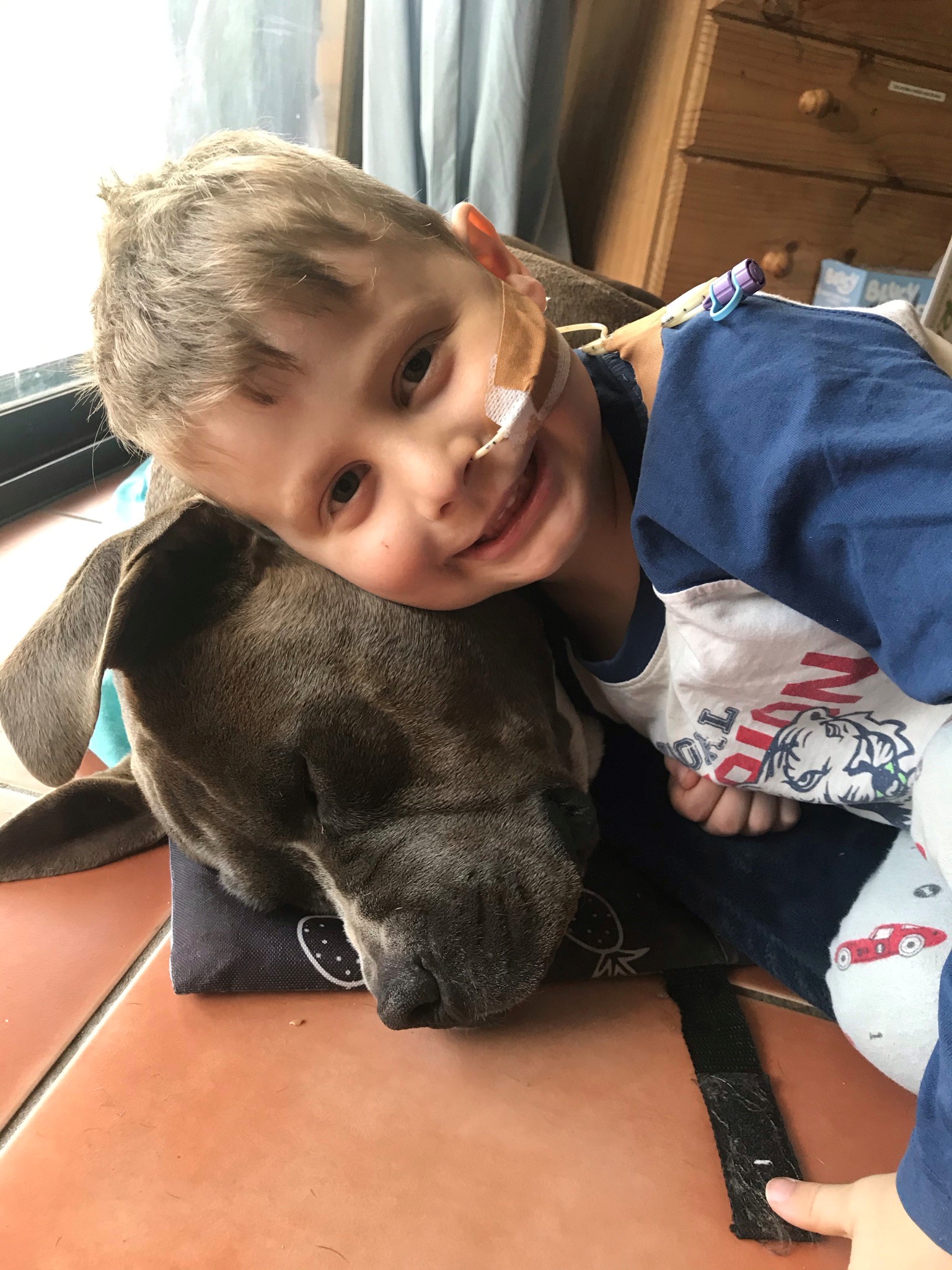 Luca and his dog