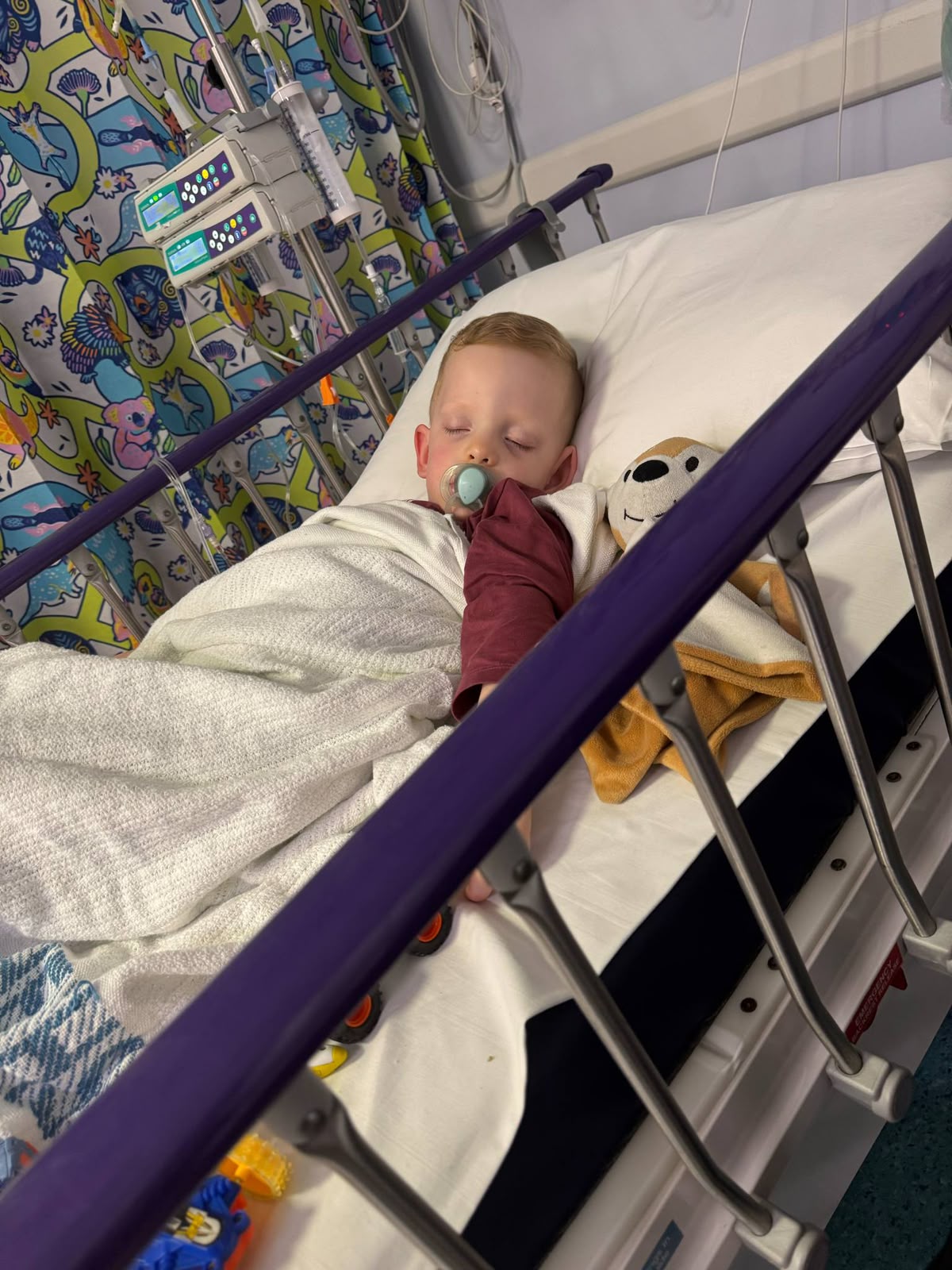 Sleeping in hospital