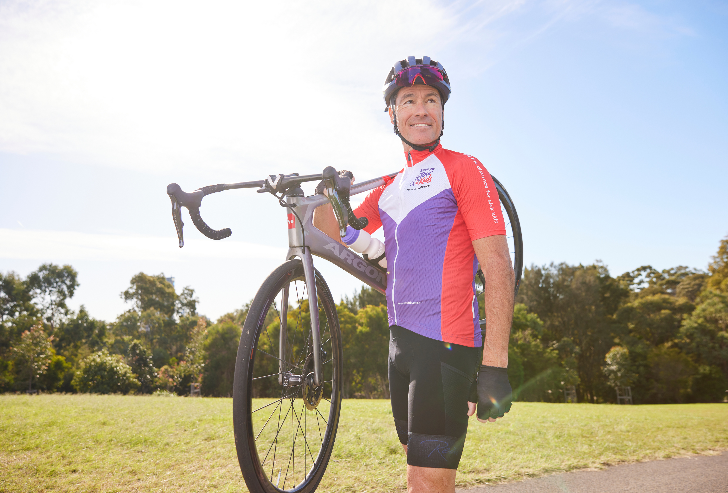 Craig with his bike