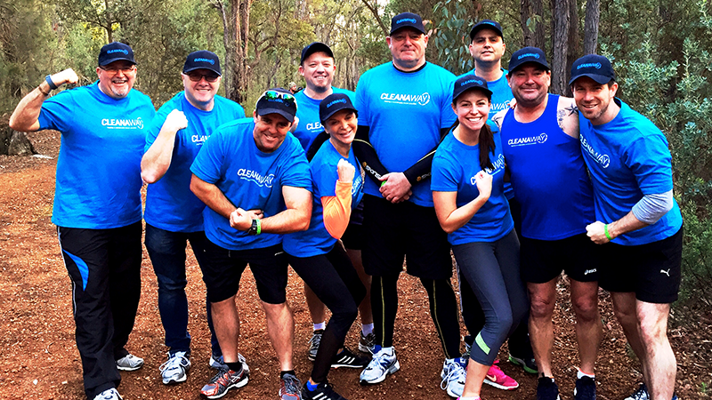 Cleanaway team