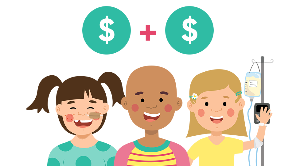 Matched giving illustration