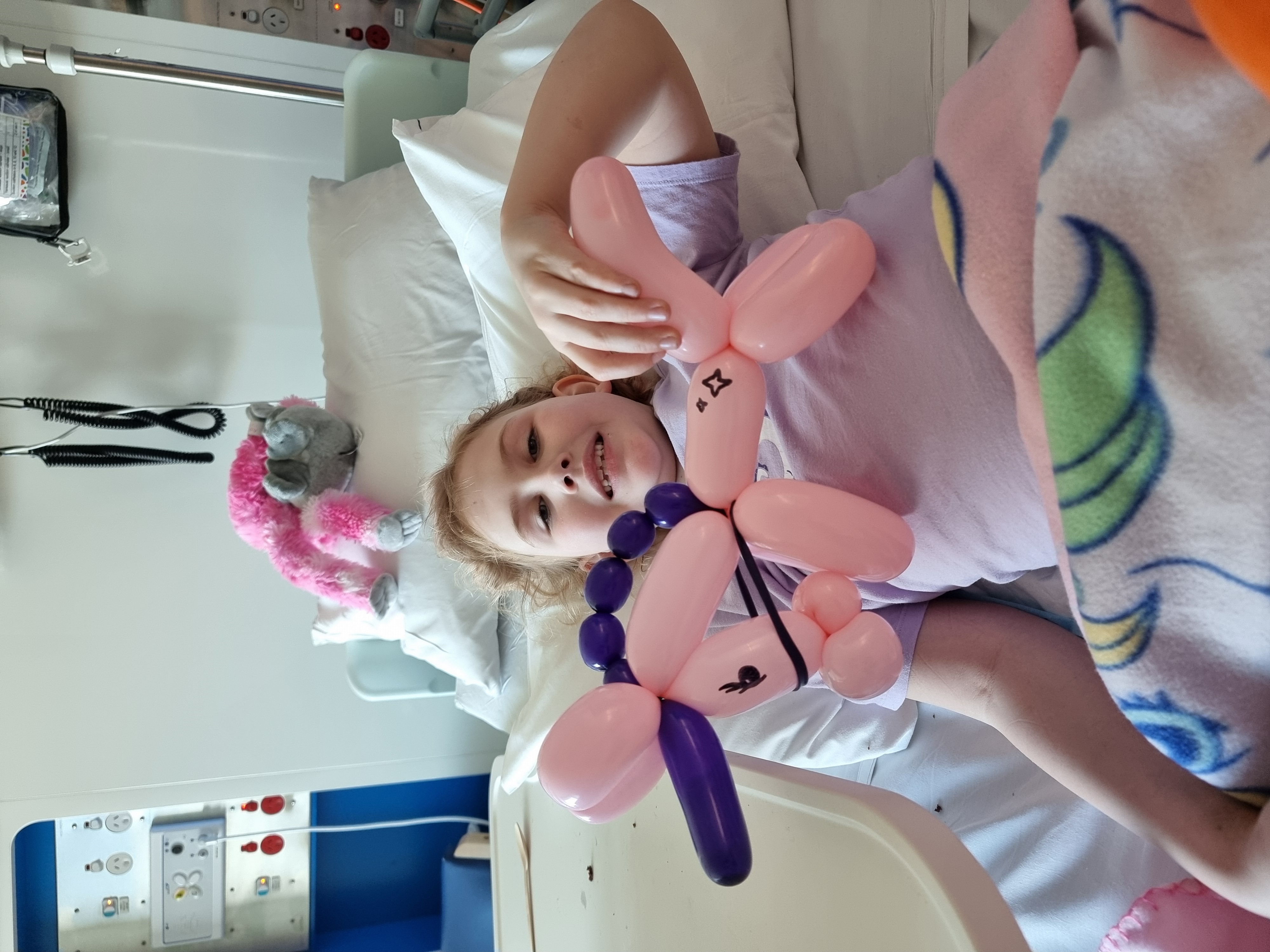 Paige post surgery