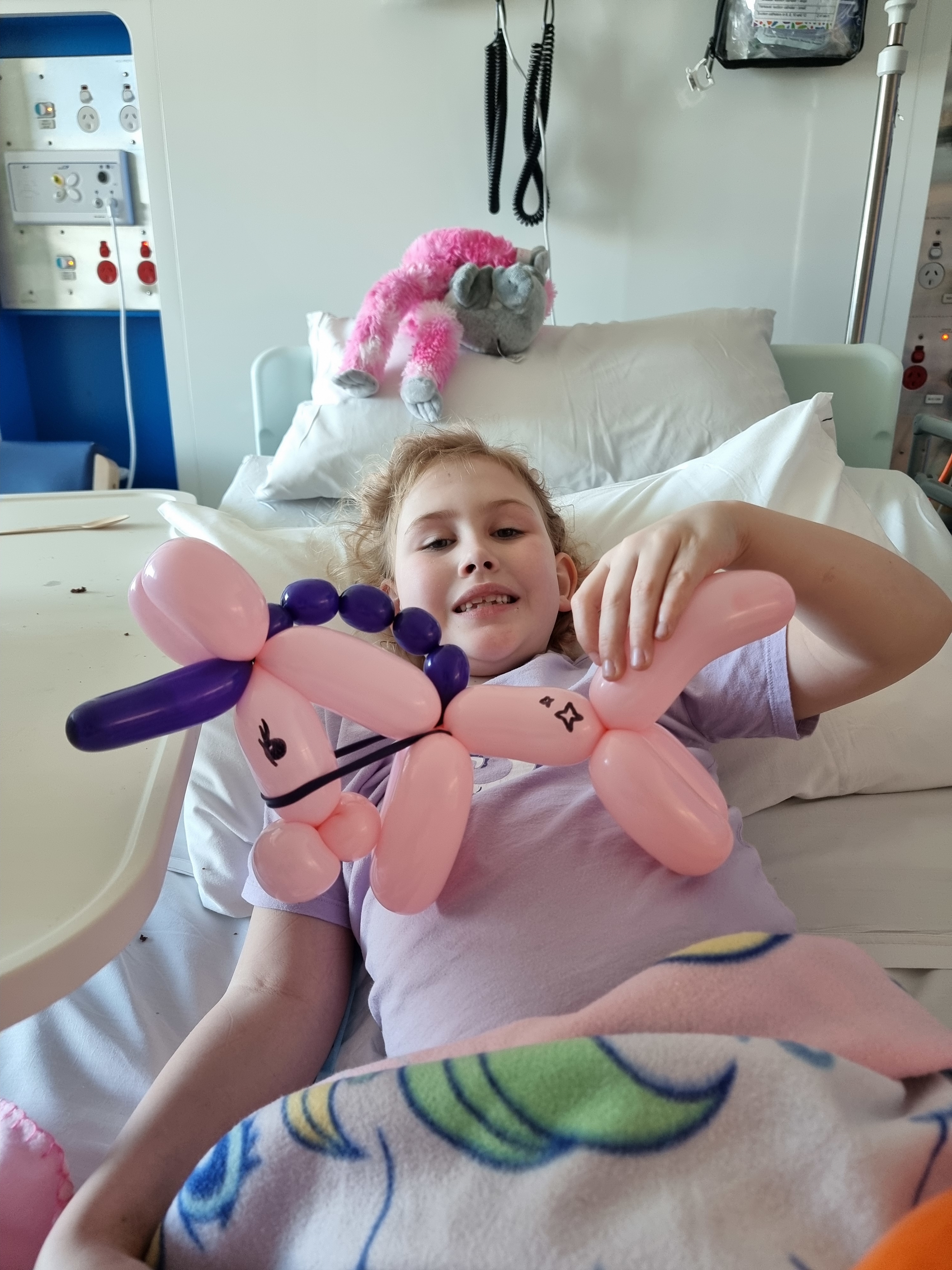 Paige post surgery