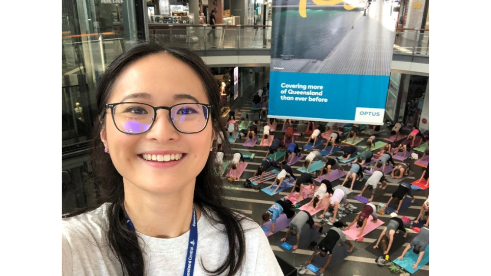 Starlight team - Doris - yoga fundraiser