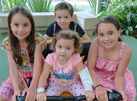 Ava and siblings