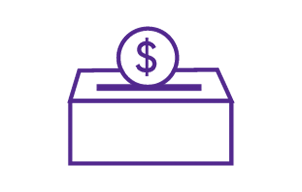 Donations icon card