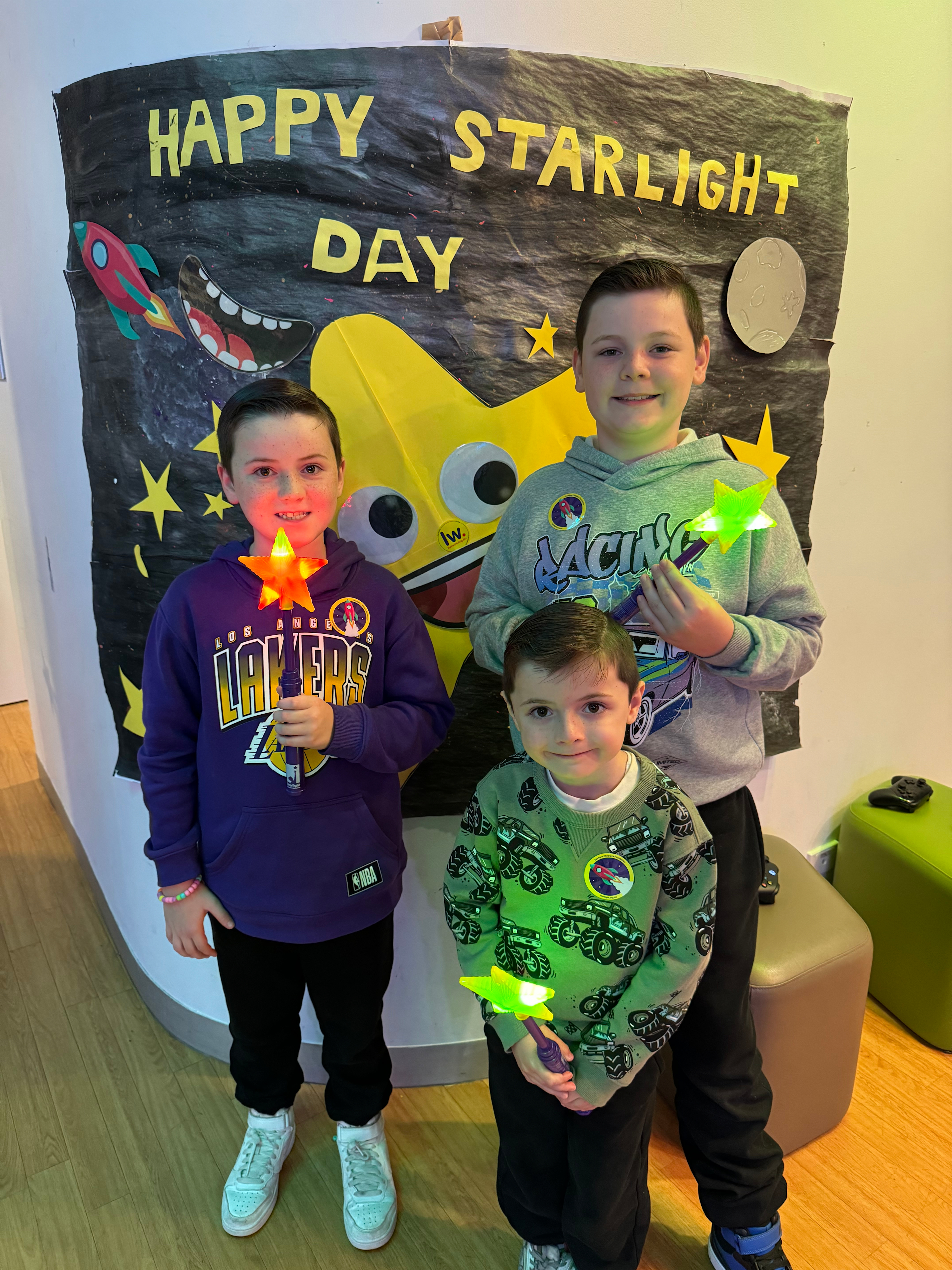 Boston - With brothers on Starlight Day