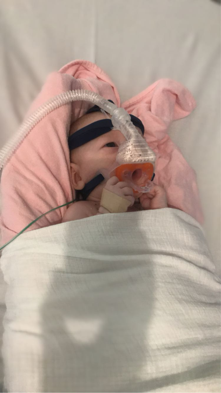 Gabriella in hospital #3