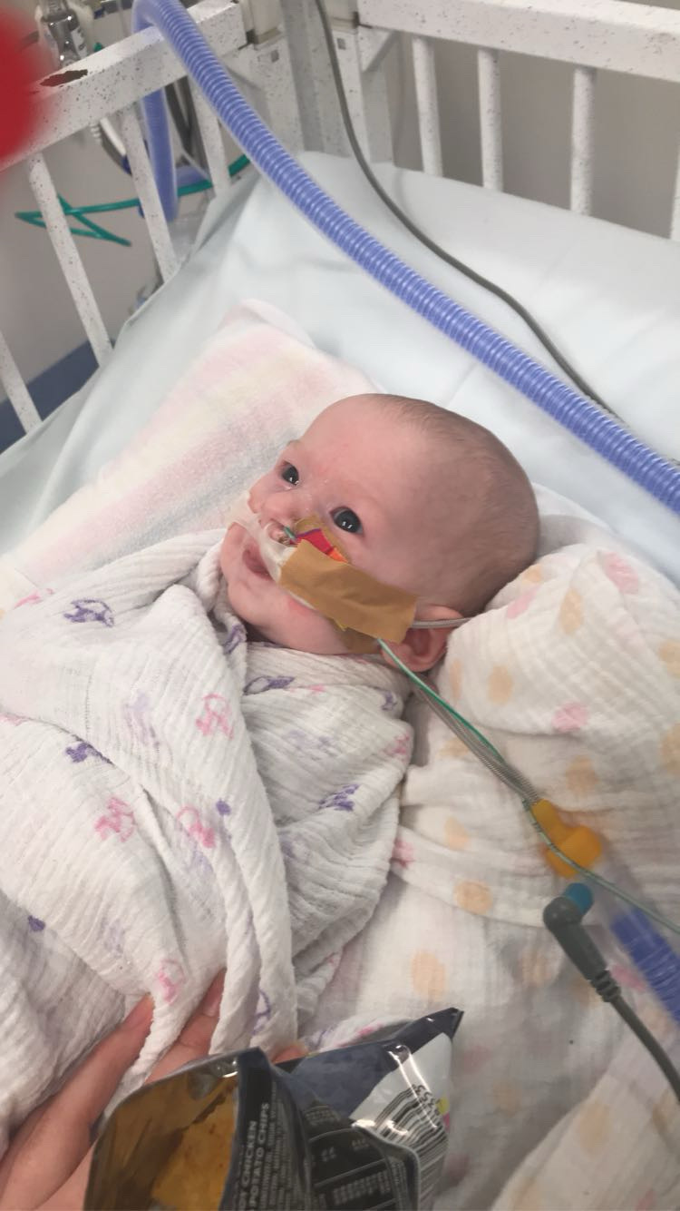 Gabriella in hospital #1