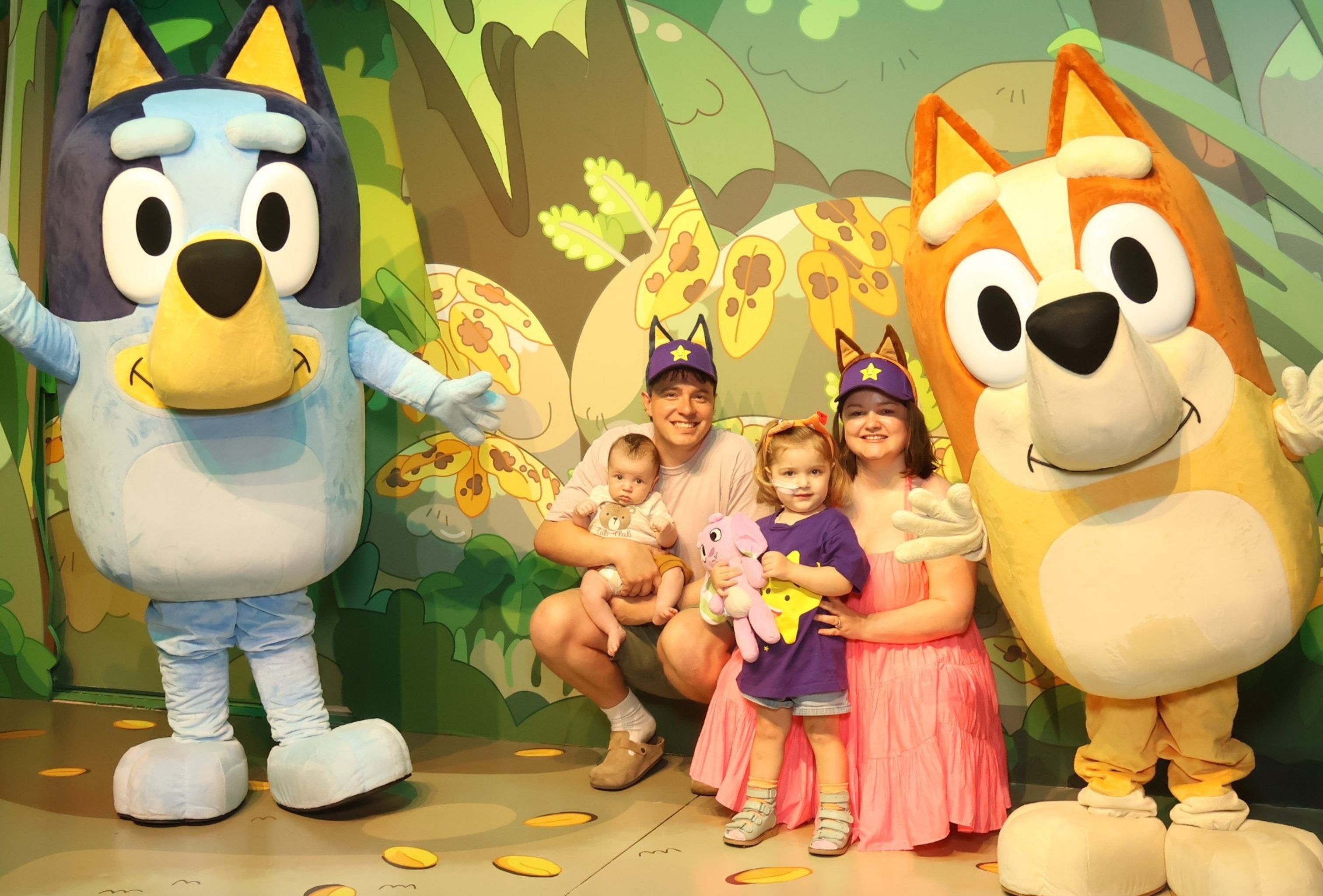 Lottie with Bluey