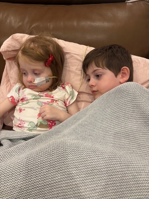 Florence with her brother