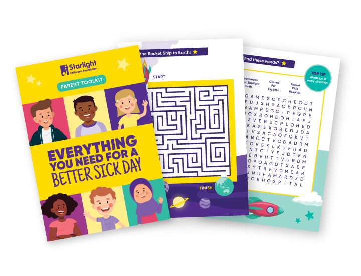 Here is your Parent tool kit to make sick days better Starlight