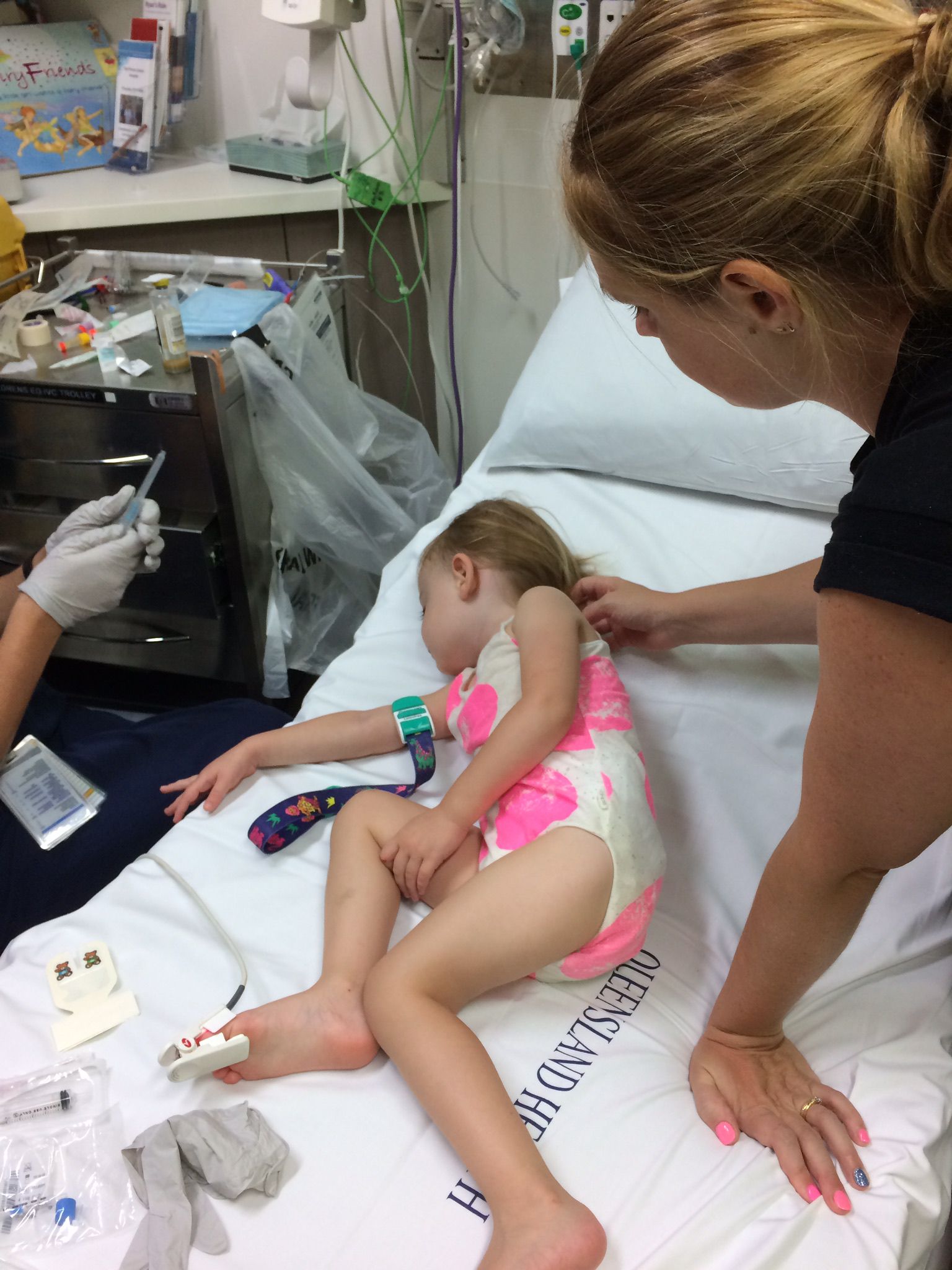 Ella in hospital