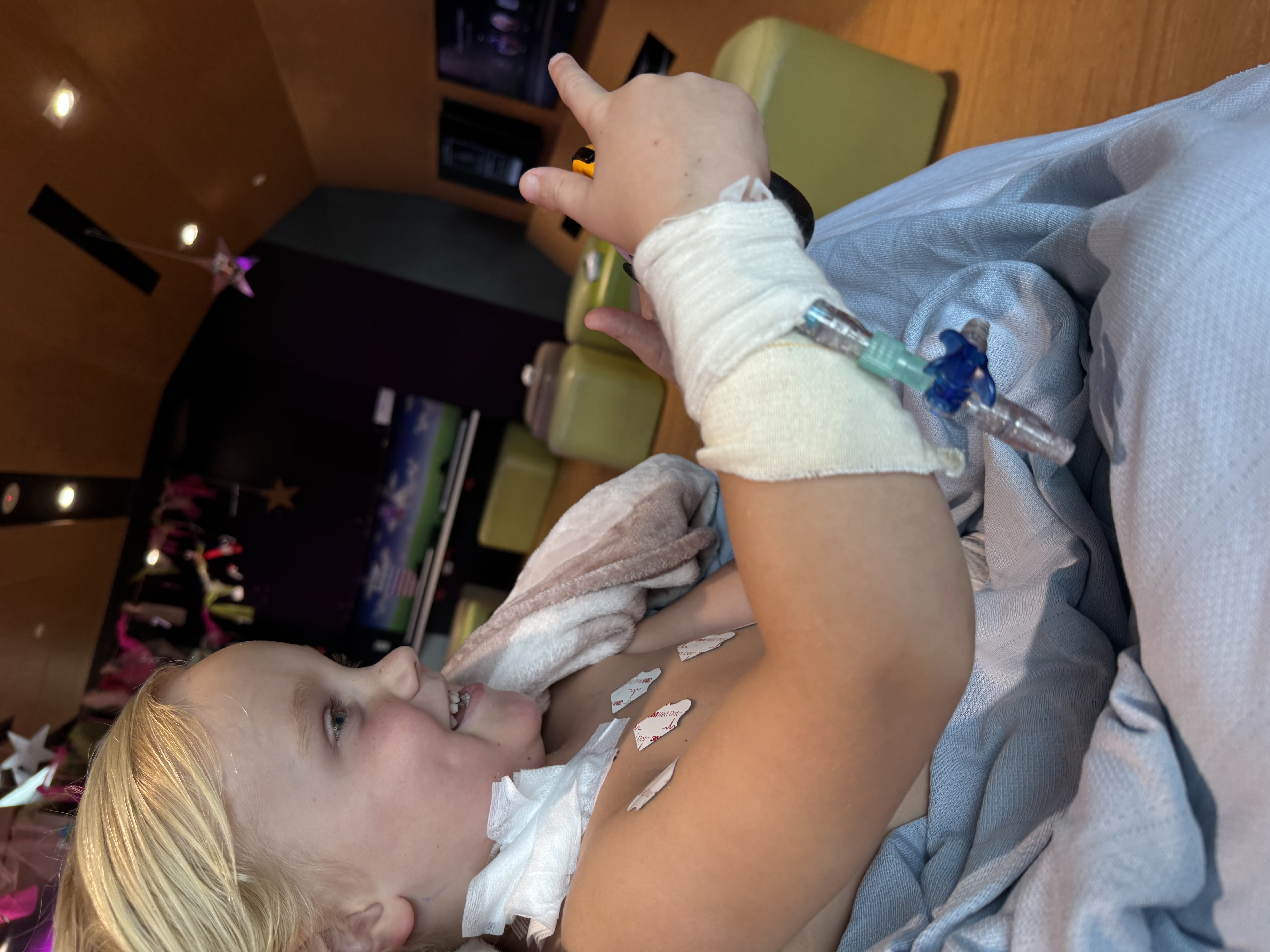 Rocco - in hospital for treatment