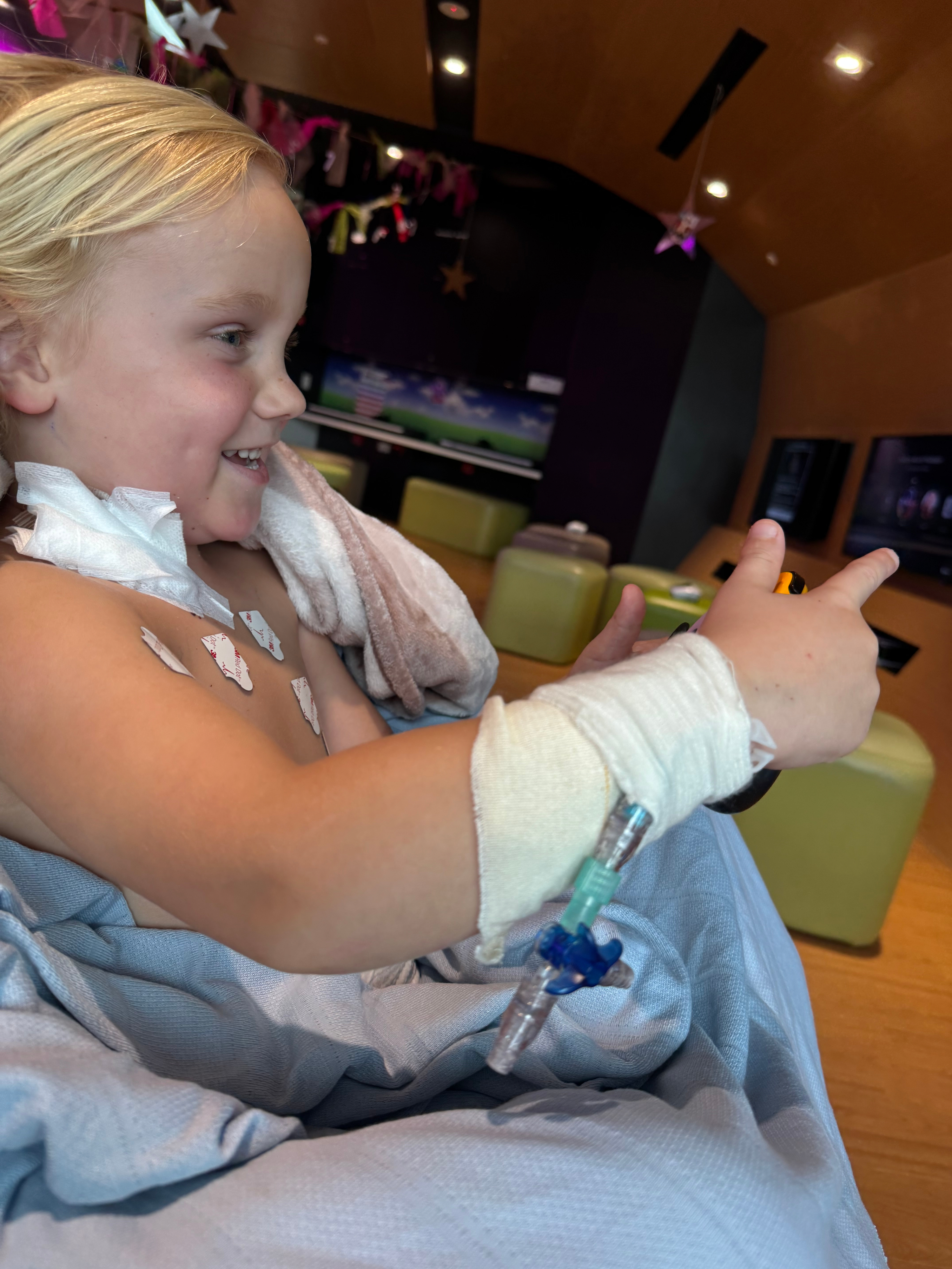 Rocco - in hospital for treatment
