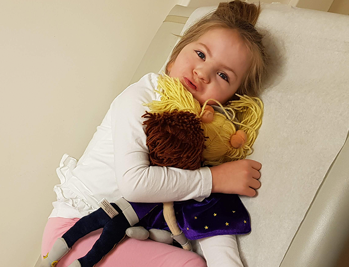 Anabela with Captain Starlight dolls
