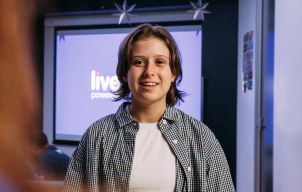 Happy at Livewire