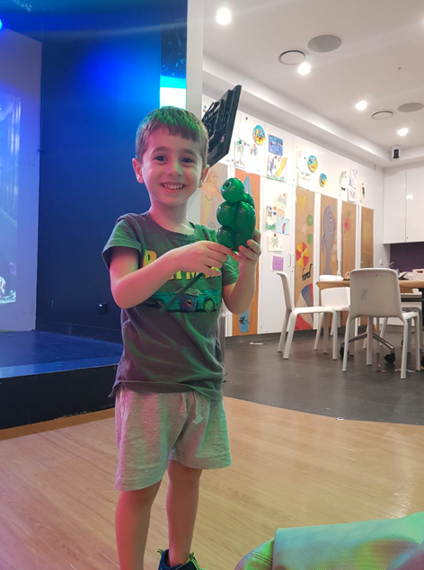 Em's brother in Starlight Express Room