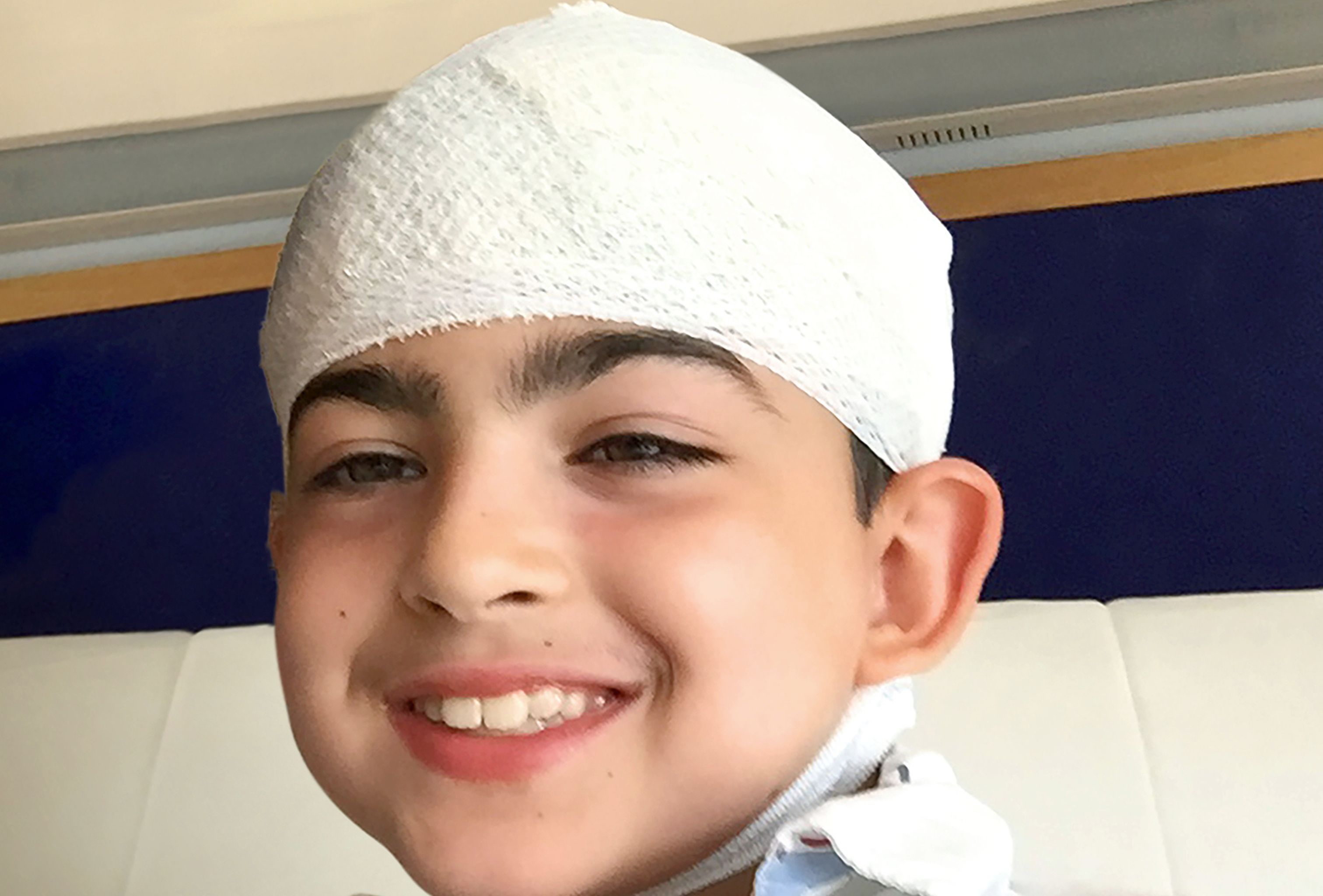 Sayel in hospital