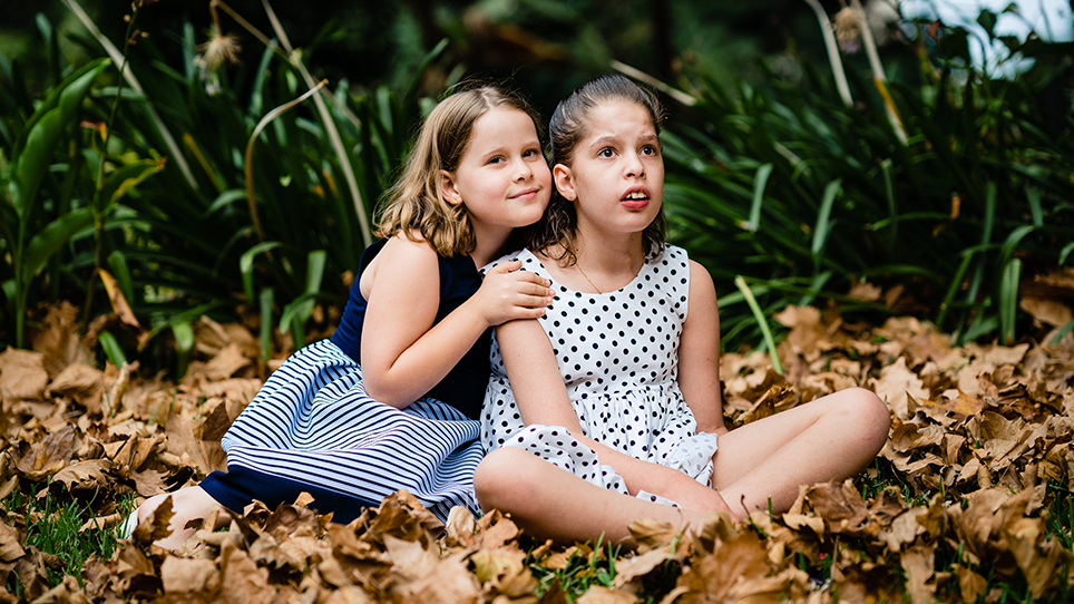 Charlotte and younger sister Molly