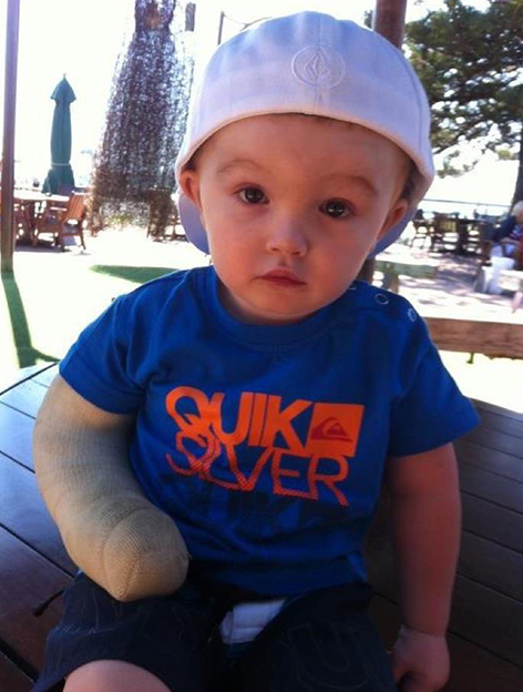 Younger Jack in park