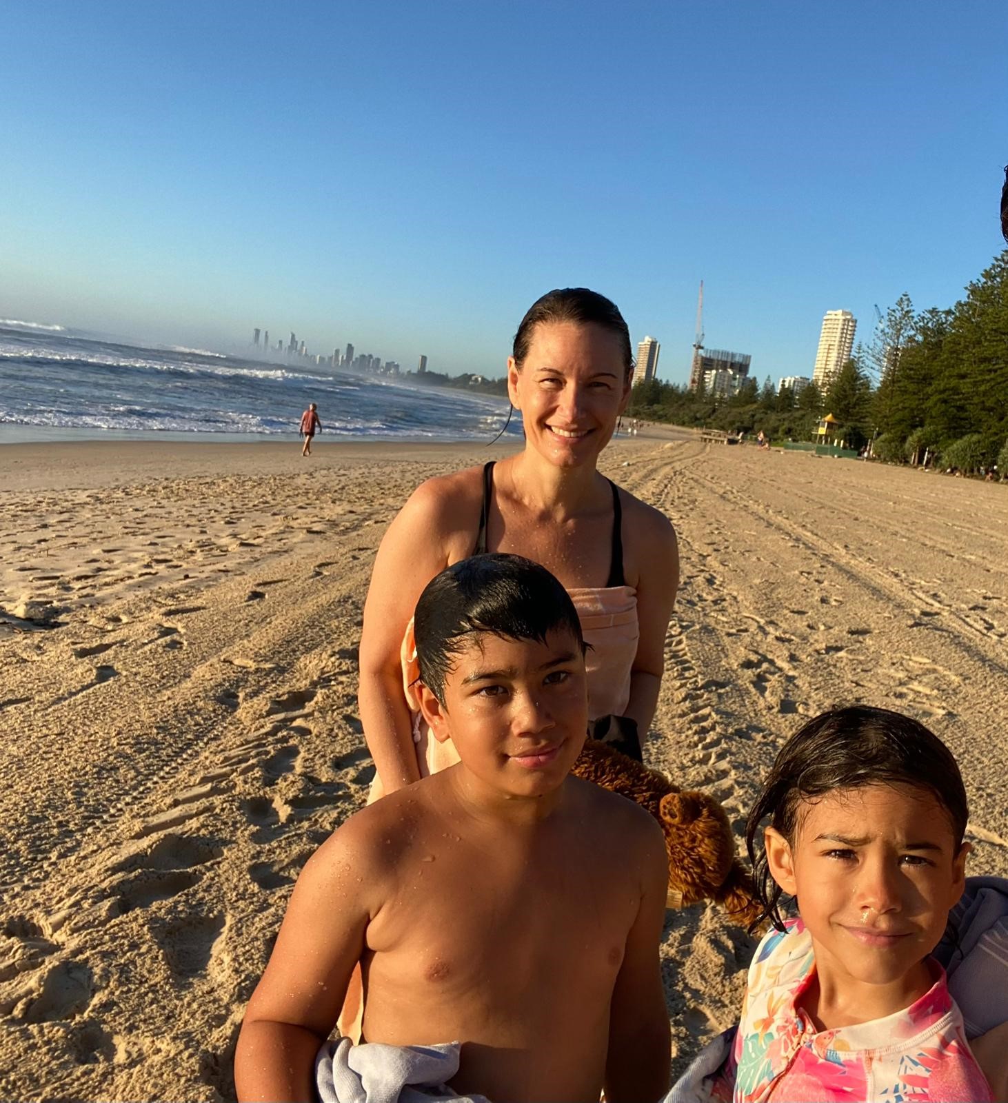 Daniel at the beach