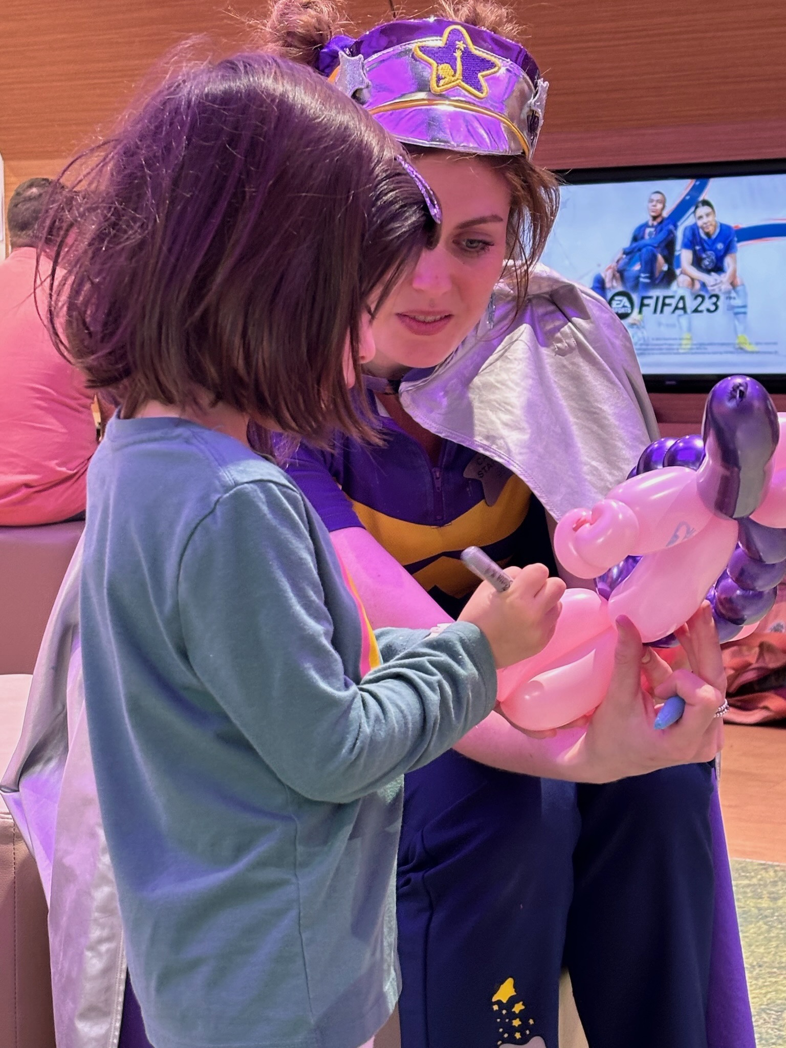 Luna with Captain Starlight