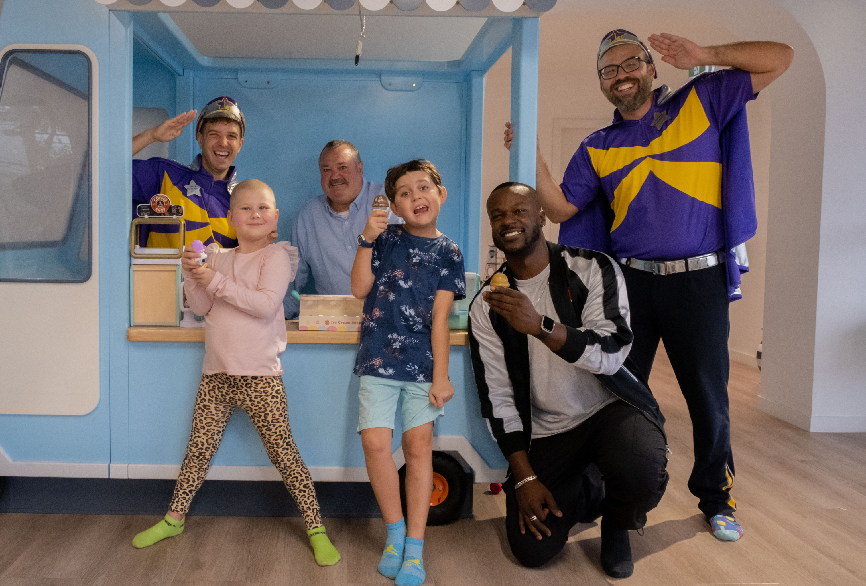 Darryl with Starlight Hero Kids