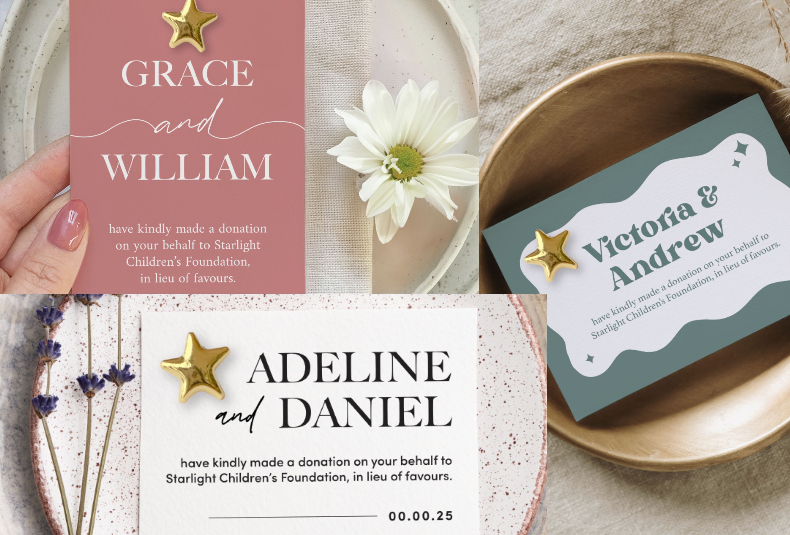 Wedding favours - step 1
